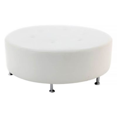 Image of Club Ottoman, Round